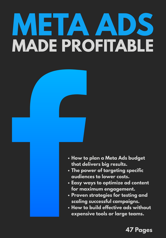 Meta Ads Made Profitable - E-Book